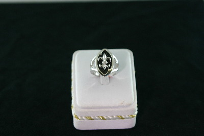 Silver Cross String Ray Ring 8.6gr