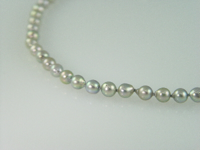 26" 7.5mm Grey Baroque Pearl Necklace