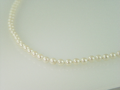 16" 6 - 6.5mm Cultured Pearl Necklace