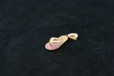14KT Y/G Pink Opal Sandel