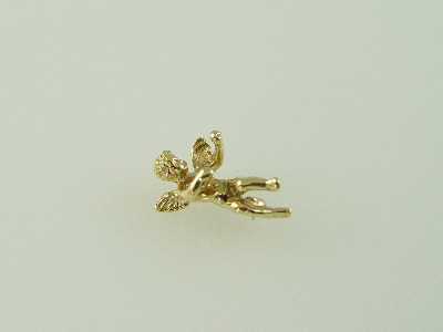 14KT Y/G Standing Angel Pin 4.2gr