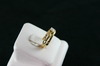 14KT Y/G Set Diamond 0.25ct - One Round Diamond 0.32ct Ring