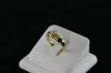 14KT Y/G Diamond 0.47ct Ruby 0.47ct Ring 5.7gr