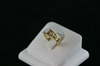 14KT Y/G Princess Cut Diamond 0.50ct Marquise diamonds 0.21ct Ring