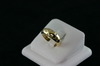 14KT Y/G Flush Set Diamond Band, 0.35ct - 7.8gr