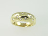 14KT Y/G Flush Set Diamond Band, 0.35ct - 7.8gr