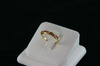 14KT Y/G Ruby 0.40ct Band