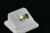 14KT Y/G Ballerina Diamond Baguette 0.90ct, Oval Emerald 1.35ct Ring