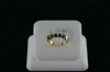 14KT Y/G Sapphire 1.25ct Band 3.3gr