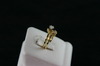 14KT Y/G Set -Diamond 0.16ct center Round Diamond 0.24ct Ring