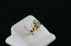 14KT Y/G Set Baguette Diamonds 0.70ct -center Rd diamond 0.46ct J-I1