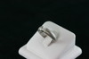 14KT White Gold "Tension Set" with One Round Diamond 0.33ct Band 12.4gr