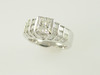 14KT White Gold Princess Cut & Triangle Diamonds 4.00ct-Radiant Cut Diamond 1.25ct