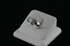 14KT White Gold Diamond Baguette & Round Diamond 0.40ct Band