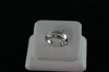 14KT White Gold Diamond Baguette & Round Diamond 0.40ct Band