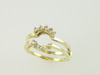 14KT Y/G Diamond 0.35Ct Guard
