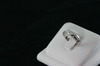 14KT White Gold "MOM" Diamond Bezel 0.15ct Band