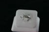 14KT White Gold "MOM" Diamond Bezel 0.15ct Band