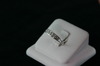 14KT White Gold "MOM" Diamond Bezel 0.15ct Band