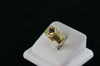 14KT Y/G Amethyst 0.25ct Ring - 6.5gr