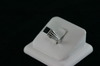 14KT White Gold Onyx Ring5.1gr