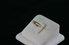 14KT Y/G One Round Channel Set Diamond 0.15ct