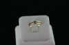 14KT Y/G One Round Channel Set Diamond 0.15ct