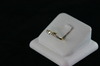 14KT Y/G Chann14el Set Diamond 0.30ct Curved Band