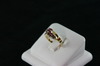 14KT Y/G Cluster Rubies 0.80ct Ring, 5.5gr