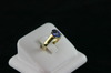 14KT Y/G Oval Tanzanite 1.66ct Ring