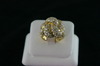 18Kt Y/G Pave' Diamond 7.25ct Design Ring 15.9gr