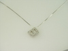 14KT Y/G Diamond 0.50ct Initial "B" Pendant