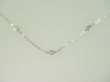 14KT White Gold 20" Diamonds 0.50ct by the Yard Chain Necklace
