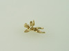 14KT Y/G Standing Angel Pin 4.2gr
