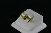 14KT Y/G Channel Set Diamond Baguette 0.45ct Band 6.3gr