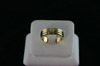 14KT Y/G Channel Set Diamond Baguette 0.45ct Band 6.3gr