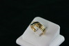14KT Y/G Onyx Band 7.3gr