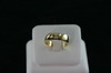 14KT Y/G Channel Set Diamond Baguette 0.20ct Band 7gr