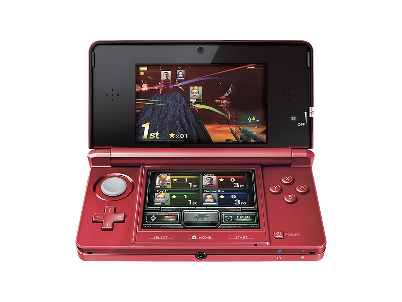 Nintendo Nintendo 3DS Flame Red Test Company 3