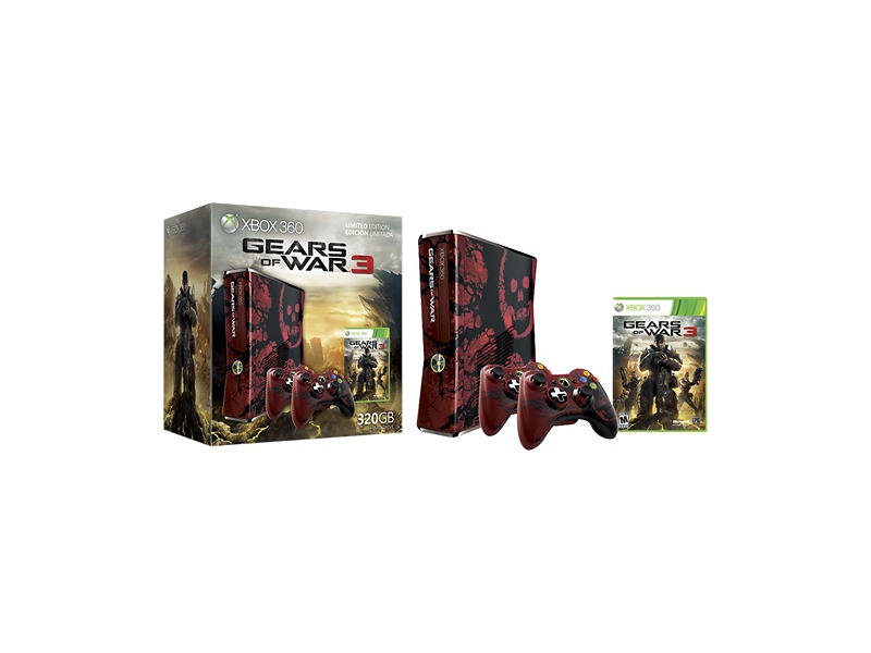 Microsoft Xbox 360 Limited Edition Gears of War 3 Bundle