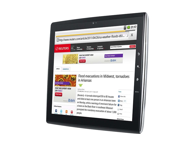 Le Pan Tablet with 2GB Memory - Black/Silver