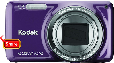 Kodak EasyShare M583 14.0-Megapixel Digital Camera - Purple