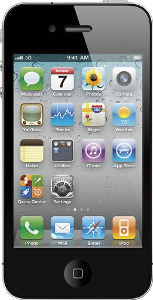 Apple¬ iPhone 4 with 16GB Memory - Black