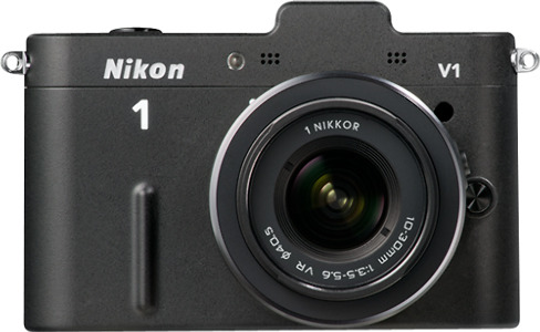 Nikon 1 V1 10.1-Megapixel Digital Camera - Black