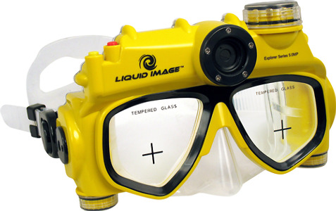 Liquid Image XSC Explorer Series 8.0MP Underwater Digital Camera Mask - Yellow