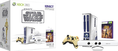 Microsoft Xbox 360 Console Limited Edition Kinect Star Wars Bundle