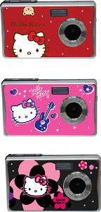 Hello Kitty 7.1-Megapixel Digital Camera - Black/Pink/Red