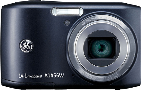 GE Smart Series A1456W 14.1-Megapixel Digital Camera - Black