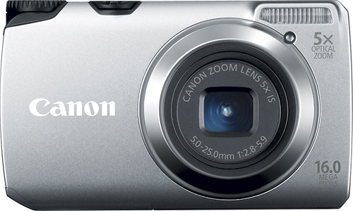 Canon PowerShot A3300 IS 16.0-Megapixel Digital Camera - Silver