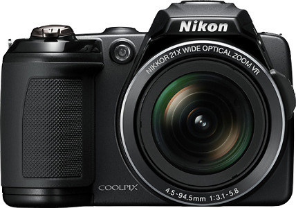 Nikon Coolpix L120 14.1-Megapixel Digital Camera - Black